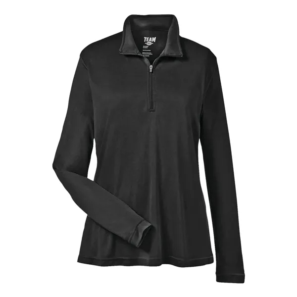 Team 365 Women's Zone Performance Quarter-Zip Pullover - Team 365 Women's Zone Performance Quarter-Zip Pullover - Image 1 of 12