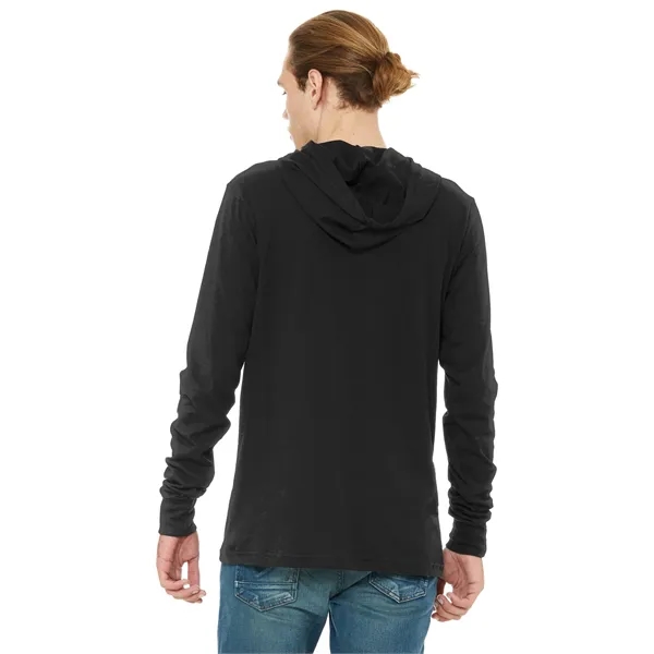 BELLA+CANVAS Unisex Jersey Long Sleeve Hoodie. - BELLA+CANVAS Unisex Jersey Long Sleeve Hoodie. - Image 1 of 34