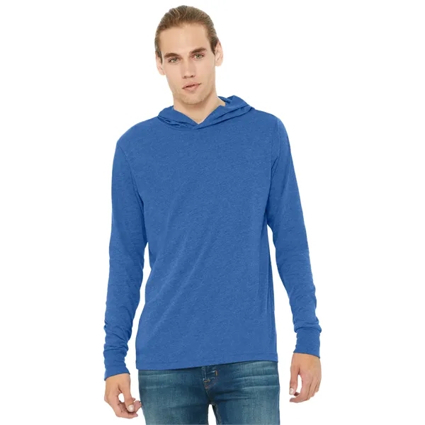 BELLA+CANVAS Unisex Jersey Long Sleeve Hoodie. - BELLA+CANVAS Unisex Jersey Long Sleeve Hoodie. - Image 13 of 34