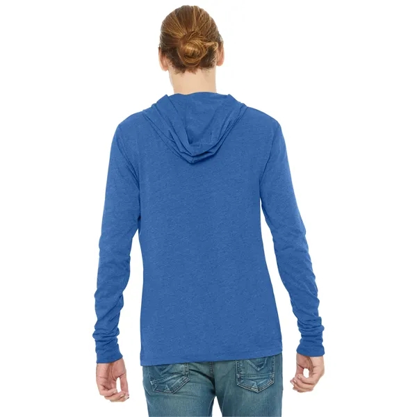 BELLA+CANVAS Unisex Jersey Long Sleeve Hoodie. - BELLA+CANVAS Unisex Jersey Long Sleeve Hoodie. - Image 15 of 34