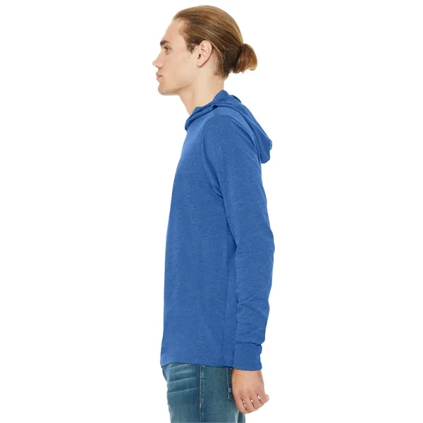 BELLA+CANVAS Unisex Jersey Long Sleeve Hoodie. - BELLA+CANVAS Unisex Jersey Long Sleeve Hoodie. - Image 17 of 34