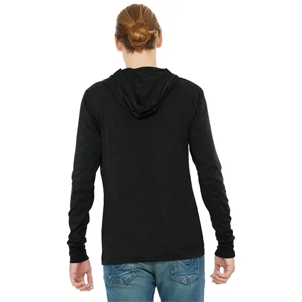 BELLA+CANVAS Unisex Jersey Long Sleeve Hoodie. - BELLA+CANVAS Unisex Jersey Long Sleeve Hoodie. - Image 27 of 34