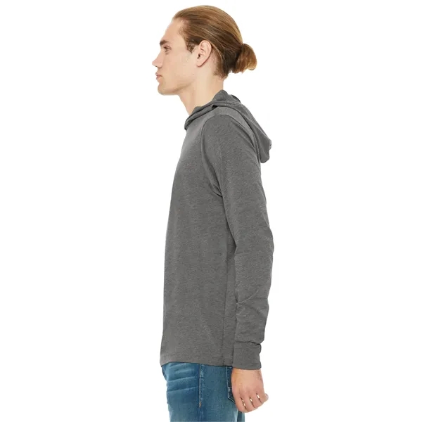 BELLA+CANVAS Unisex Jersey Long Sleeve Hoodie. - BELLA+CANVAS Unisex Jersey Long Sleeve Hoodie. - Image 32 of 34