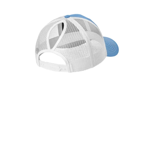 Port Authority Snapback Ponytail Trucker Cap - Port Authority Snapback Ponytail Trucker Cap - Image 6 of 12