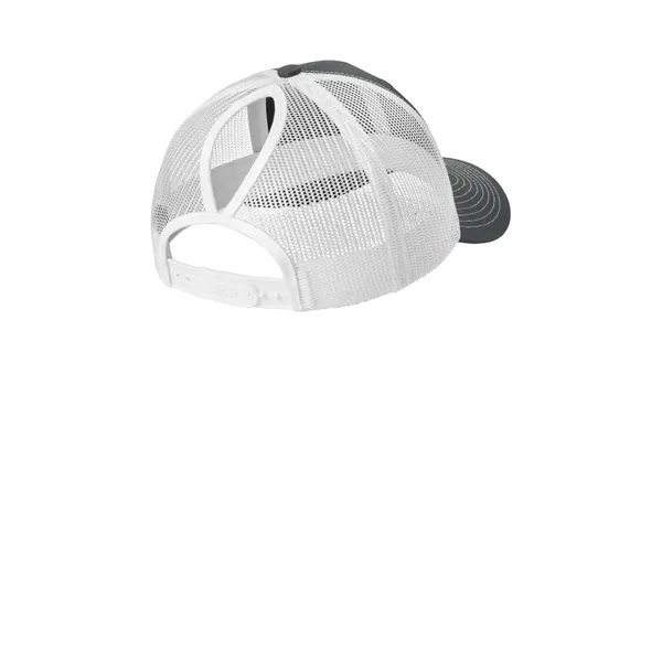 Port Authority Snapback Ponytail Trucker Cap - Port Authority Snapback Ponytail Trucker Cap - Image 9 of 12