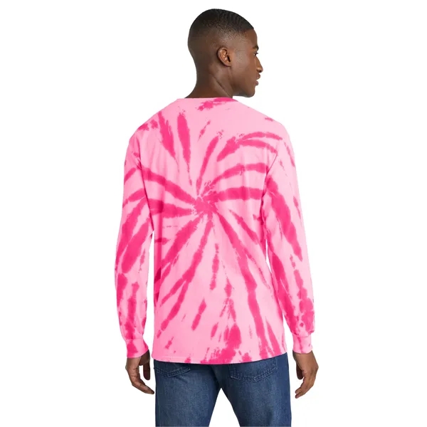 Port & Co Tie-Dye Long Sleeve Tee. - Port & Co Tie-Dye Long Sleeve Tee. - Image 6 of 29