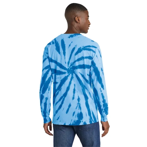 Port & Co Tie-Dye Long Sleeve Tee. - Port & Co Tie-Dye Long Sleeve Tee. - Image 11 of 29