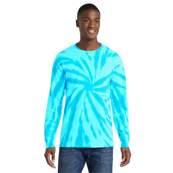 Port & Co Tie-Dye Long Sleeve Tee. - Port & Co Tie-Dye Long Sleeve Tee. - Image 14 of 29