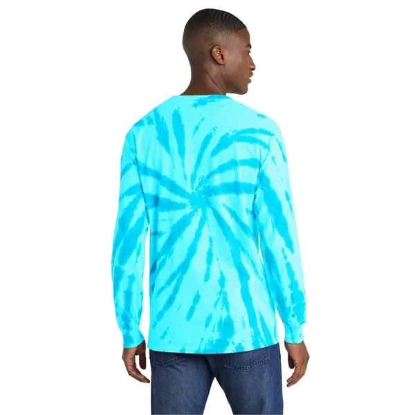 Port & Co Tie-Dye Long Sleeve Tee. - Port & Co Tie-Dye Long Sleeve Tee. - Image 16 of 29
