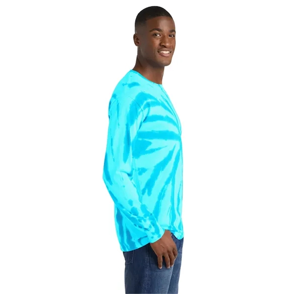 Port & Co Tie-Dye Long Sleeve Tee. - Port & Co Tie-Dye Long Sleeve Tee. - Image 17 of 29