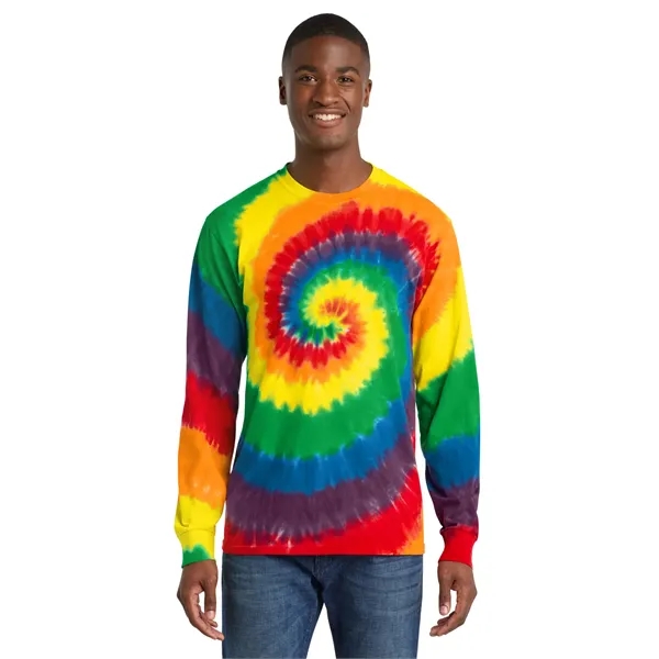 Port & Co Tie-Dye Long Sleeve Tee. - Port & Co Tie-Dye Long Sleeve Tee. - Image 21 of 29