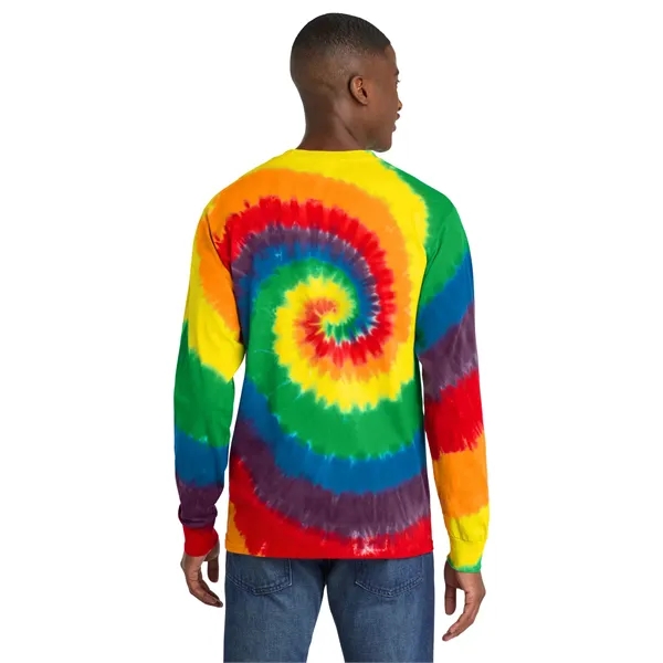 Port & Co Tie-Dye Long Sleeve Tee. - Port & Co Tie-Dye Long Sleeve Tee. - Image 23 of 29