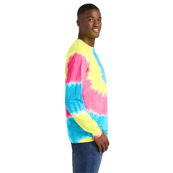 Port & Co Tie-Dye Long Sleeve Tee. - Port & Co Tie-Dye Long Sleeve Tee. - Image 29 of 29