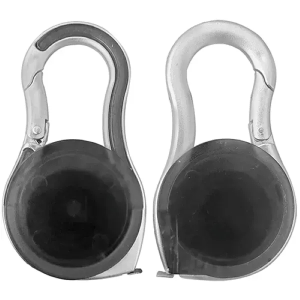 Carabiner Keychain with Built-In Measuring Tape - Carabiner Keychain with Built-In Measuring Tape - Image 2 of 3
