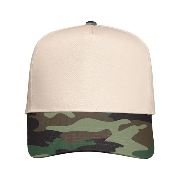 Valucap Five-Panel Twill Cap - Valucap Five-Panel Twill Cap - Image 6 of 25