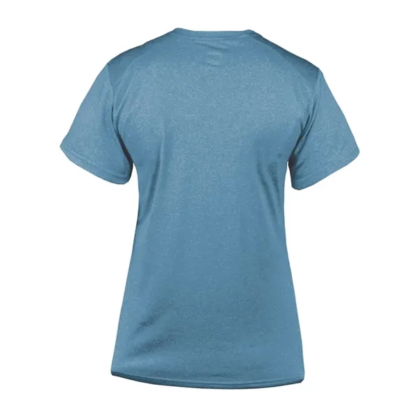 Badger Women's Pro Heather V-Neck T-Shirt - Badger Women's Pro Heather V-Neck T-Shirt - Image 6 of 24