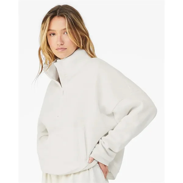 BELLA + CANVAS Women's Sponge Fleece Half Zip Pullover - BELLA + CANVAS Women's Sponge Fleece Half Zip Pullover - Image 0 of 4