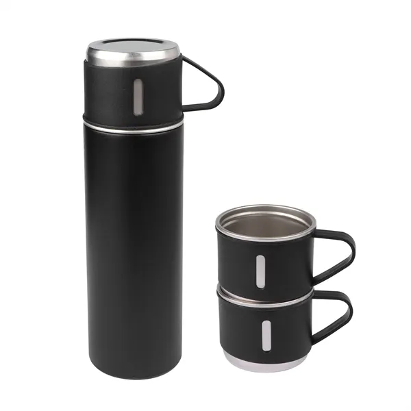 17Oz Vacuum Insulated Thermo Water Bottle with 3 Mug Lids - 17Oz Vacuum Insulated Thermo Water Bottle with 3 Mug Lids - Image 5 of 7