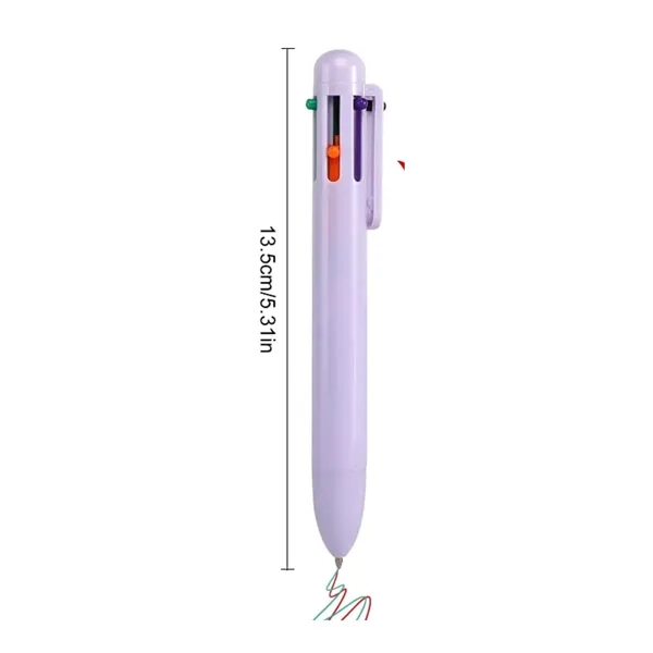Multicolor Retractable Ballpoint Pen with Clip for Promotion - Multicolor Retractable Ballpoint Pen with Clip for Promotion - Image 1 of 5