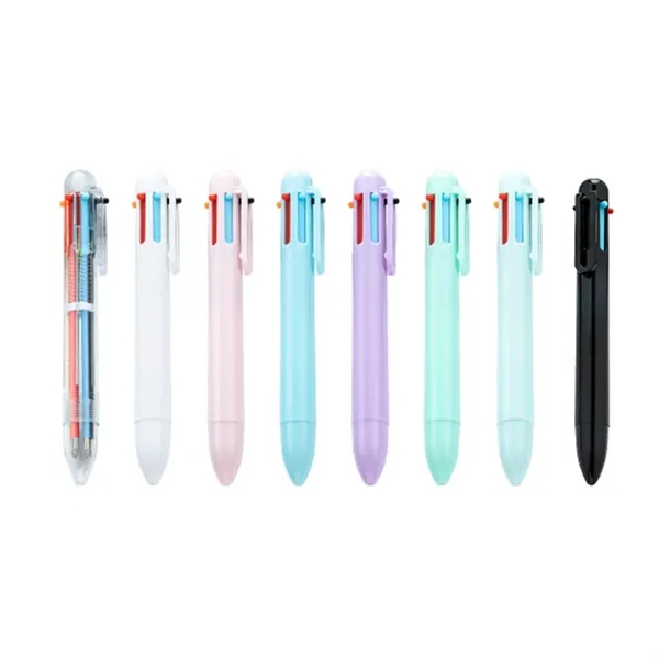 Multicolor Retractable Ballpoint Pen with Clip for Promotion - Multicolor Retractable Ballpoint Pen with Clip for Promotion - Image 2 of 5
