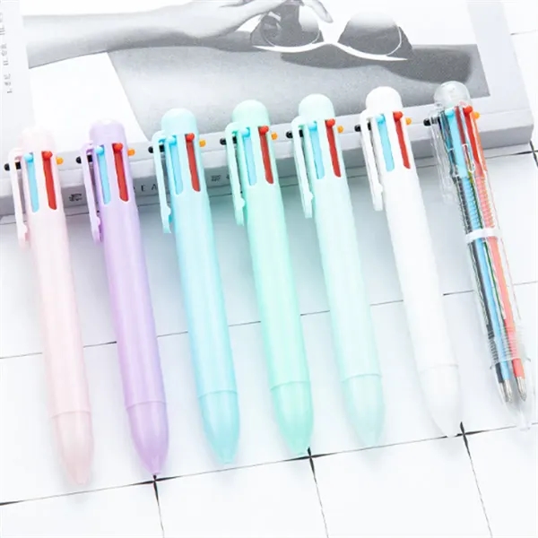 Multicolor Retractable Ballpoint Pen with Clip for Promotion - Multicolor Retractable Ballpoint Pen with Clip for Promotion - Image 5 of 5