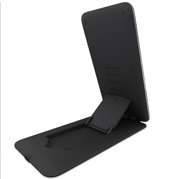 Flip Foldable Wireless Charging Pad & Stand - Qi Certified - Flip Foldable Wireless Charging Pad & Stand - Qi Certified - Image 2 of 5