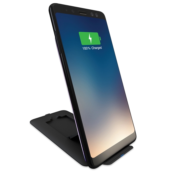 Flip Foldable Wireless Charging Pad & Stand - Qi Certified - Flip Foldable Wireless Charging Pad & Stand - Qi Certified - Image 5 of 5