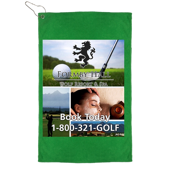 The Iron 300 GSM Heavy Duty Microfiber Golf Towel - The Iron 300 GSM Heavy Duty Microfiber Golf Towel - Image 6 of 19