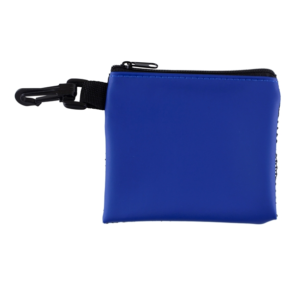 Delos Mesh Zipper Storage Pouch