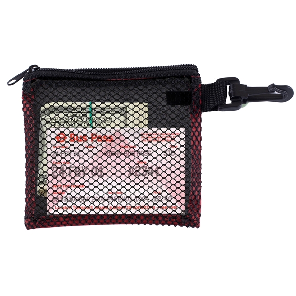 Delos Mesh Zipper Storage Pouch