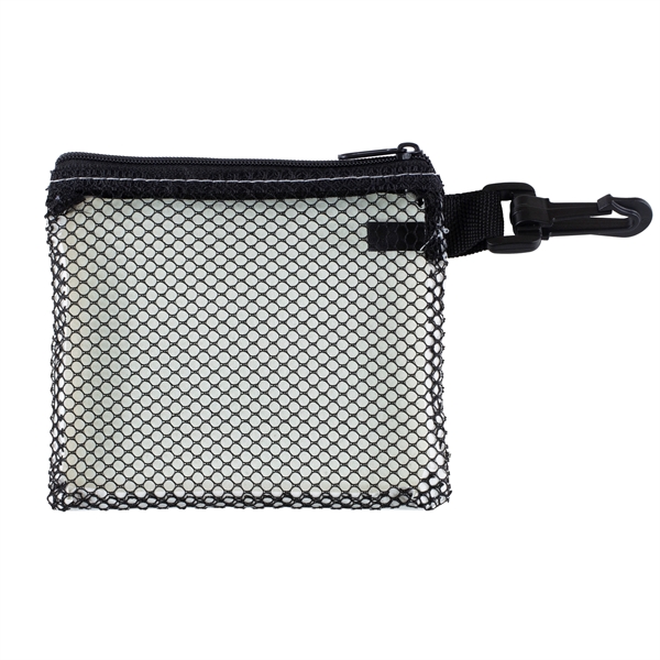 Delos Mesh Zipper Storage Pouch