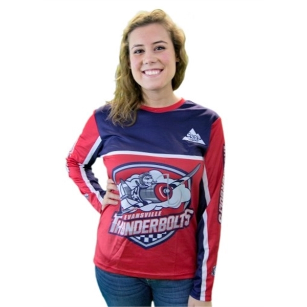 Performance DyeSub Long Sleeve Athletic Shirt - Performance DyeSub Long Sleeve Athletic Shirt - Image 3 of 5