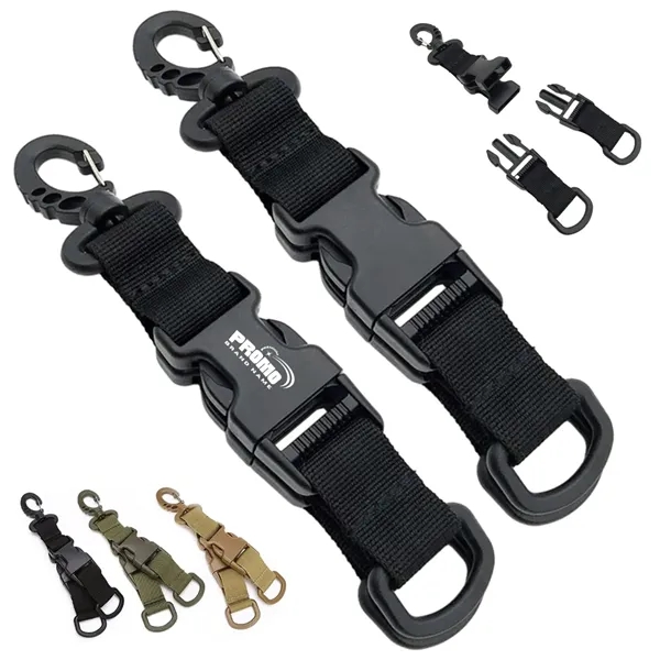 Tactical Nylon Keychain Clip with Quick Release Buckle - Tactical Nylon Keychain Clip with Quick Release Buckle - Image 0 of 5