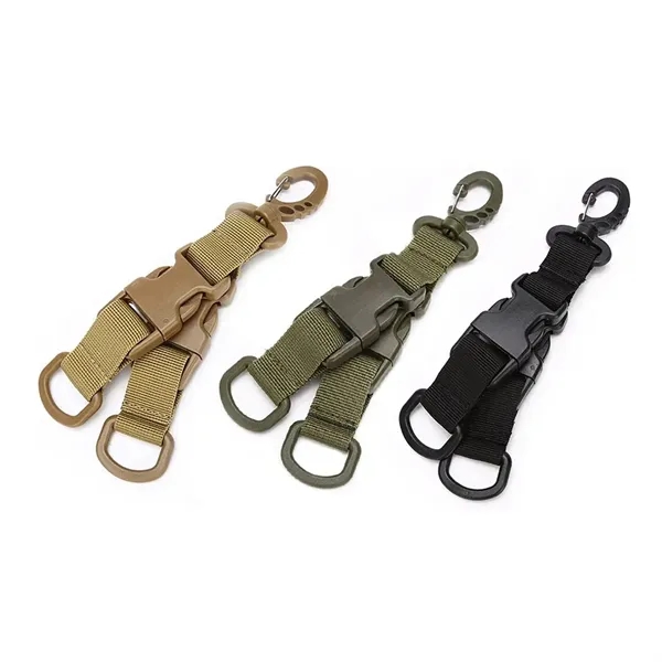 Tactical Nylon Keychain Clip with Quick Release Buckle - Tactical Nylon Keychain Clip with Quick Release Buckle - Image 2 of 5