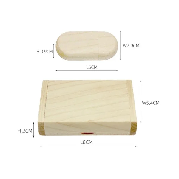 Eco-Friendly Bamboo USB Flash Drive with Custom Logo - Eco-Friendly Bamboo USB Flash Drive with Custom Logo - Image 1 of 5