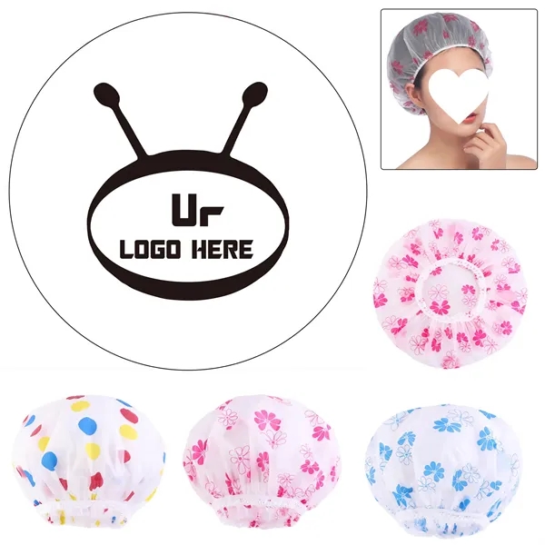 Printed Pattern Shower Caps - Printed Pattern Shower Caps - Image 0 of 4
