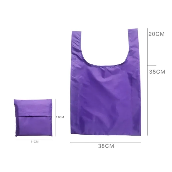 Foldable Reusable Shopping Bag with Pouch - Foldable Reusable Shopping Bag with Pouch - Image 1 of 5