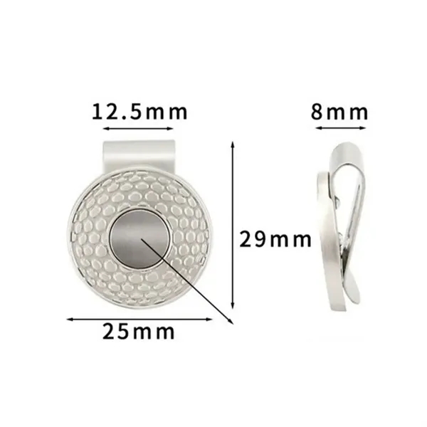 Magnetic Golf Ball Marker Hat Clip with Custom Logo - Magnetic Golf Ball Marker Hat Clip with Custom Logo - Image 1 of 6