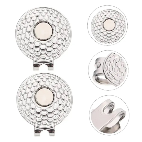 Magnetic Golf Ball Marker Hat Clip with Custom Logo - Magnetic Golf Ball Marker Hat Clip with Custom Logo - Image 3 of 6