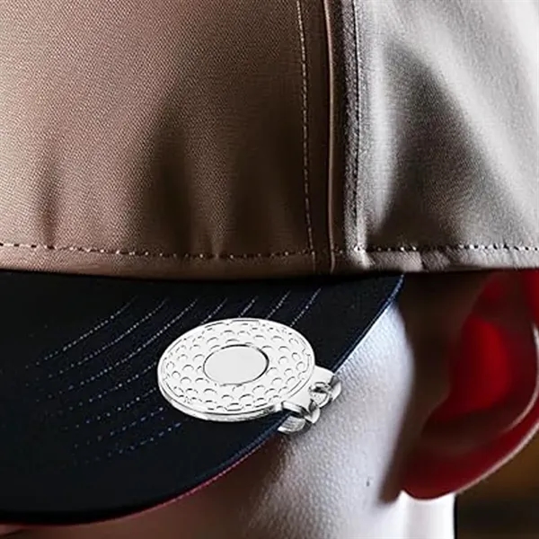 Magnetic Golf Ball Marker Hat Clip with Custom Logo - Magnetic Golf Ball Marker Hat Clip with Custom Logo - Image 6 of 6
