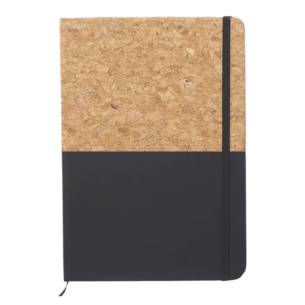 Cork and PU Hardcover Notebook - Cork and PU Hardcover Notebook - Image 1 of 7