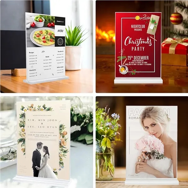 8.5x11 Acrylic Sign Holder - 8.5x11 Acrylic Sign Holder - Image 3 of 3