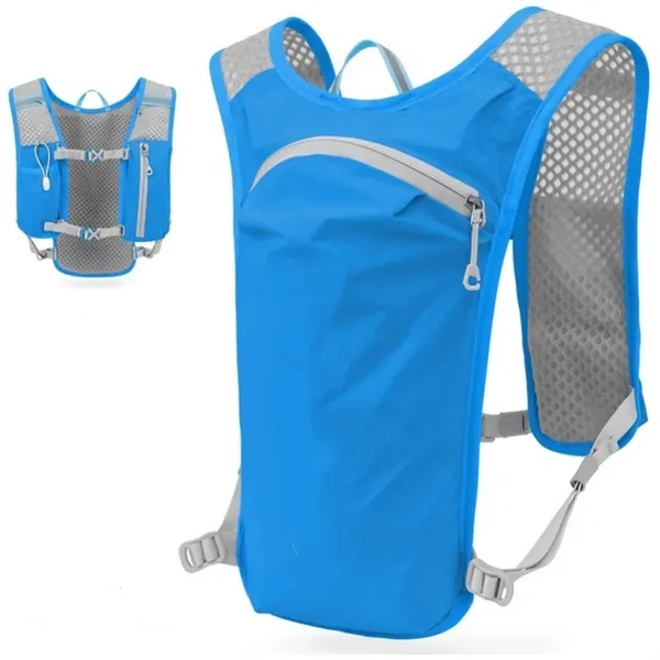 Running Vest Safe Reflective Backpack with Pockets - Running Vest Safe Reflective Backpack with Pockets - Image 3 of 10