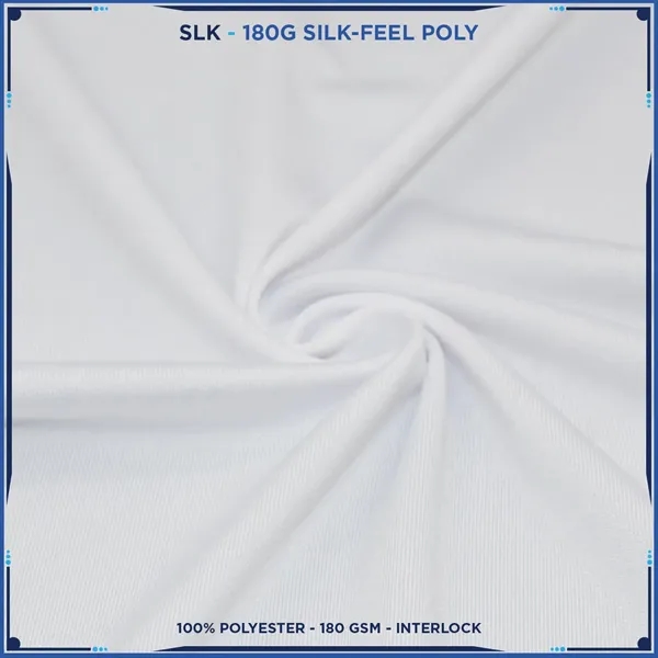 Sublimation 180G Silk-Feel Short Slv Polo - Men, Women, Kids - Sublimation 180G Silk-Feel Short Slv Polo - Men, Women, Kids - Image 2 of 3