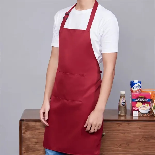 12 oz. Waterproof Woven knitted Kitchen Aprons w/ 2 Pockets - 12 oz. Waterproof Woven knitted Kitchen Aprons w/ 2 Pockets - Image 4 of 11