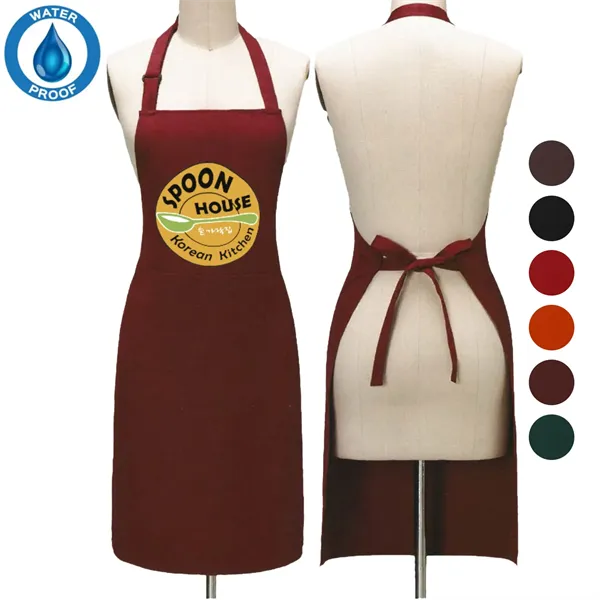 12 oz. Waterproof Woven knitted Kitchen Aprons w/ 2 Pockets - 12 oz. Waterproof Woven knitted Kitchen Aprons w/ 2 Pockets - Image 0 of 11