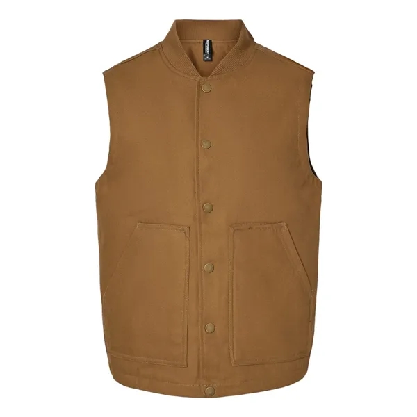 Independent Trading Co. Men's Insulated Canvas Workwear Vest - Independent Trading Co. Men's Insulated Canvas Workwear Vest - Image 3 of 4