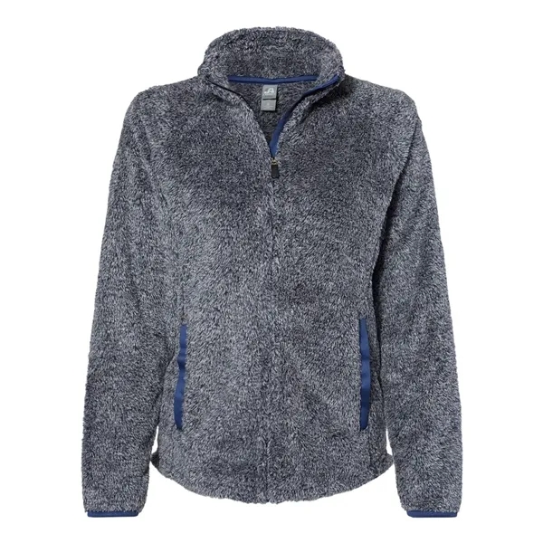 J. America Women's Boundary Shag Frosty Sherpa Full-Zip - J. America Women's Boundary Shag Frosty Sherpa Full-Zip - Image 5 of 6