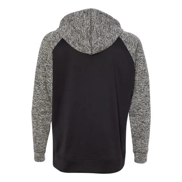 J. America Men's Colorblocked Cosmic Fleece Hooded Sweats... - J. America Men's Colorblocked Cosmic Fleece Hooded Sweats... - Image 2 of 11