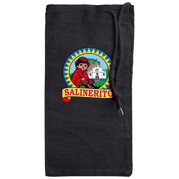 Seeley Cotton Drawstring Wine Bags - Seeley Cotton Drawstring Wine Bags - Image 1 of 4